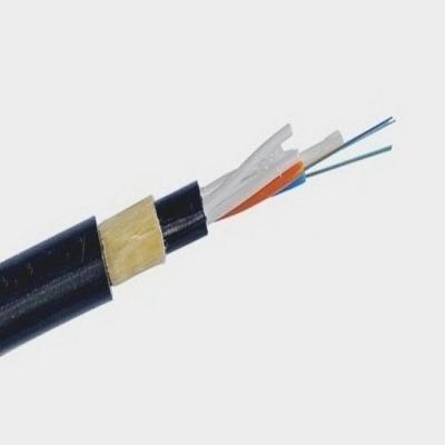 24 cabos de fibra ótica do revestimento YOFC ADSS do PE do núcleo