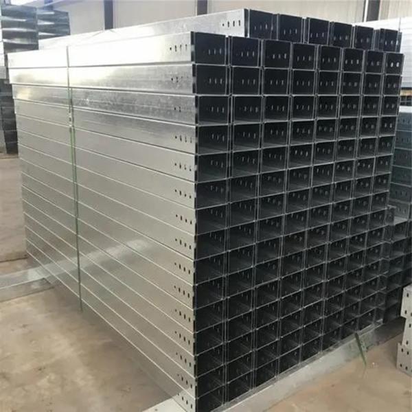Hot Dip Galvanized Cable Tray Made Of Galvanized Steel For Commercial Applications Height 50mm-1000mm