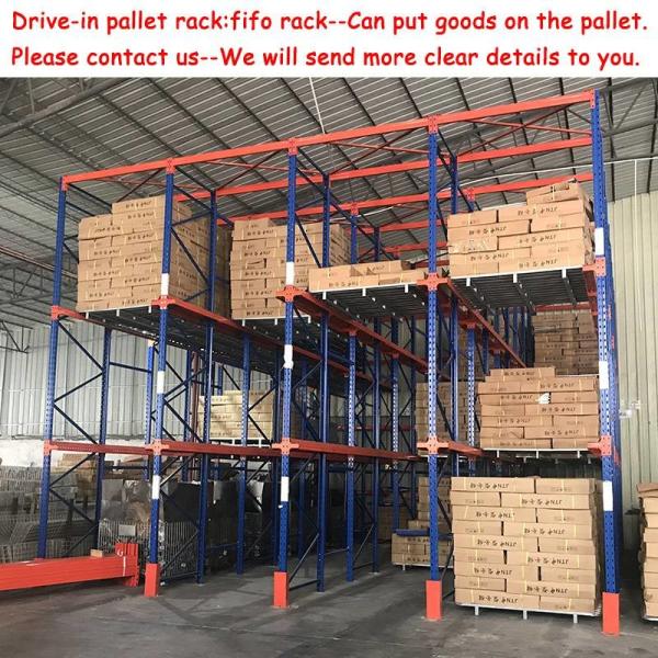 FIFO Drive In Pallet Rack 3500KG