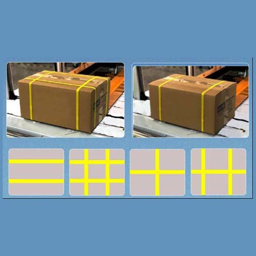 0.37Kw PE Seim Automatic Box Binding Machine Wide Carton Binding