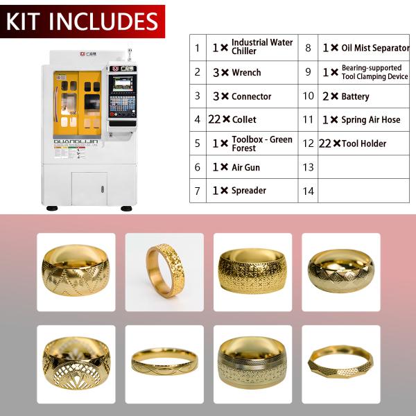 Máquina de fabricação de pulseiras CNC de seis eixos