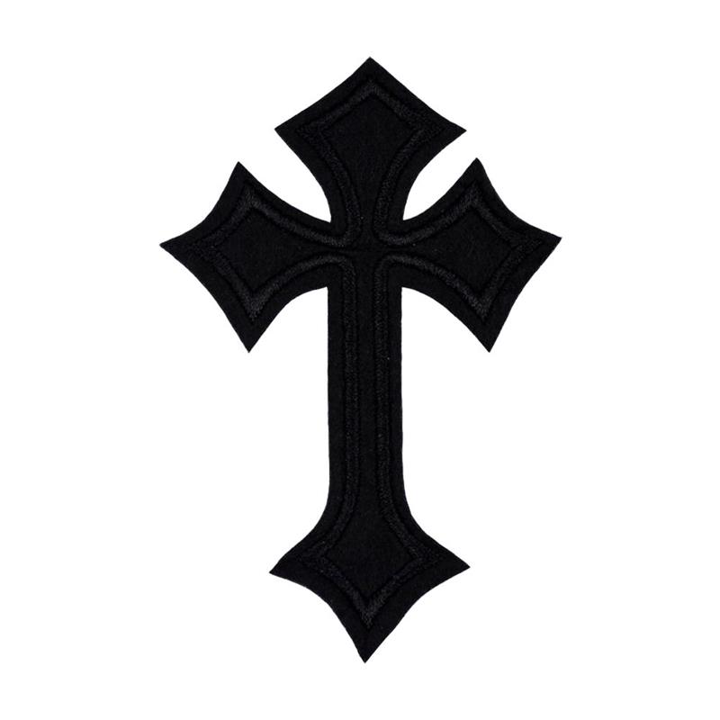 Colorful Custom Fabric Personalized Patch Cross Creative Band-Aid Pattern Embroidered Felt Cloth Cross Patch