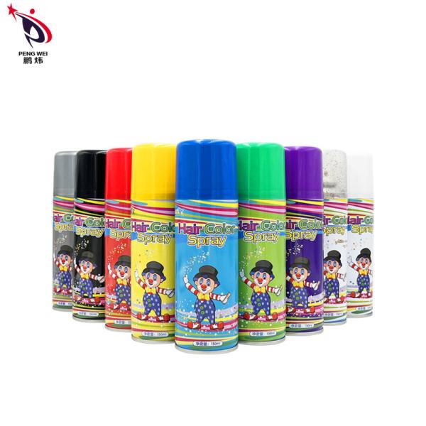 250ml Disposable Temporary Hair Color Sprays Hair Styling Spray Unisex Party Decor