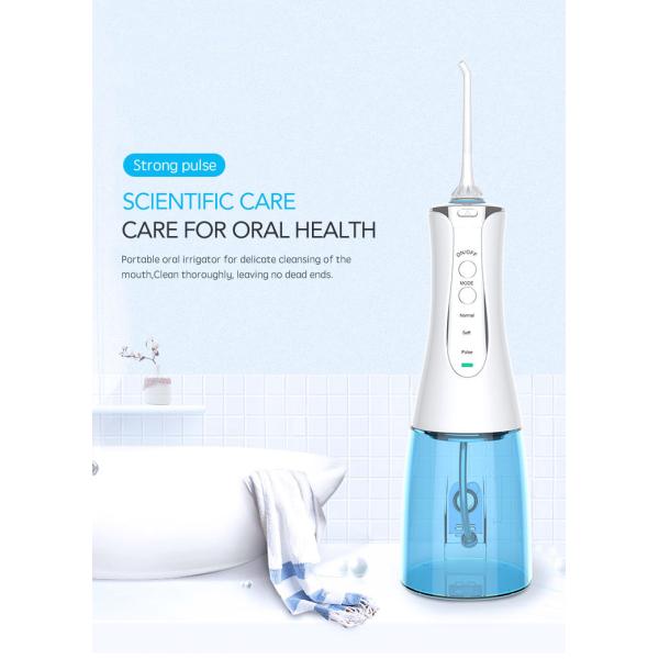 CQC Portable Water Flosser Cordless Oral Irrigator IPX7 Water Dental Jet Traveling