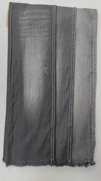 Tissu denim léger 5.7oz NOIR/BLANC, pleine largeur 69/71  JSD2036B, sans stretch, pour la vente en gros de tissu denim