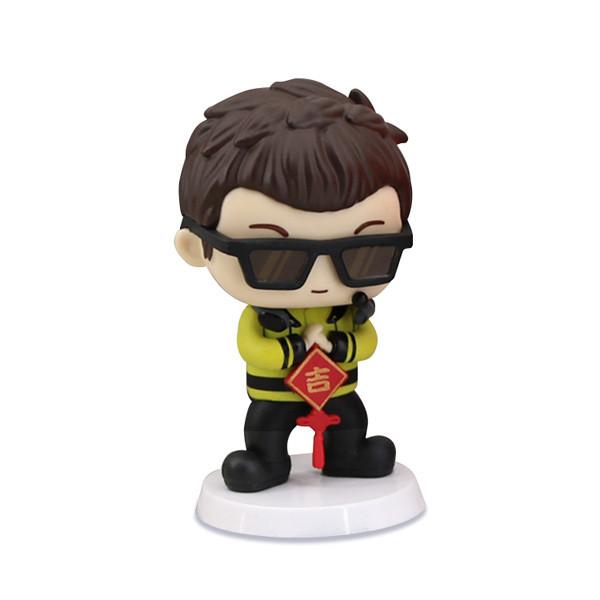 ODM Cartoon Figures Toys , 3D Print Vinyl Toy 10cm Height ISO 9001 Certified