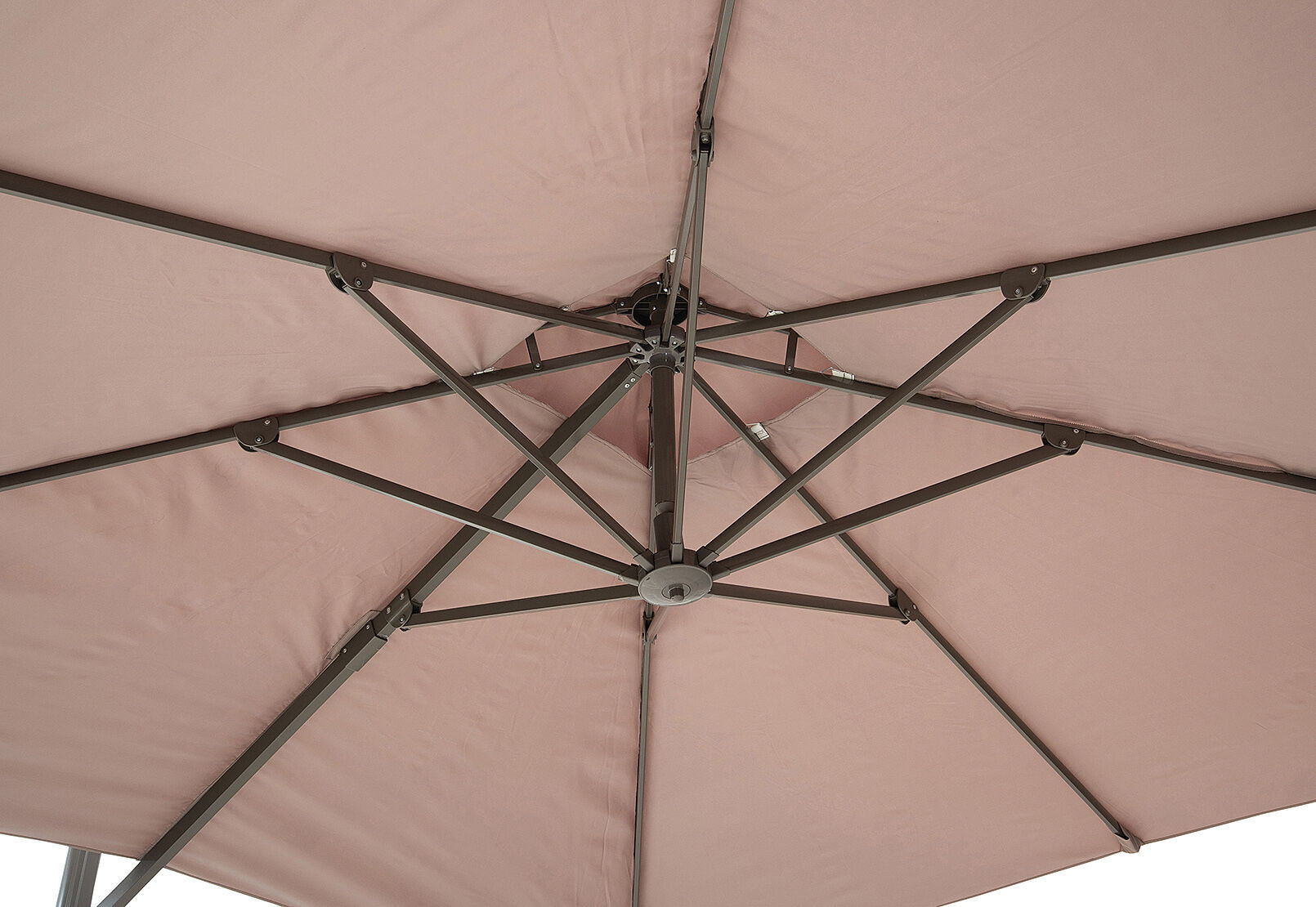 Double Top Patio Umbrella Garden Parasol Waterproof Canopy AJUNION W300xD300xH260cm