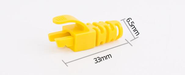 Ботинки сброса напряжения шнура питания Cat6 красочные 6.5mm модульные Rj45 кота 5