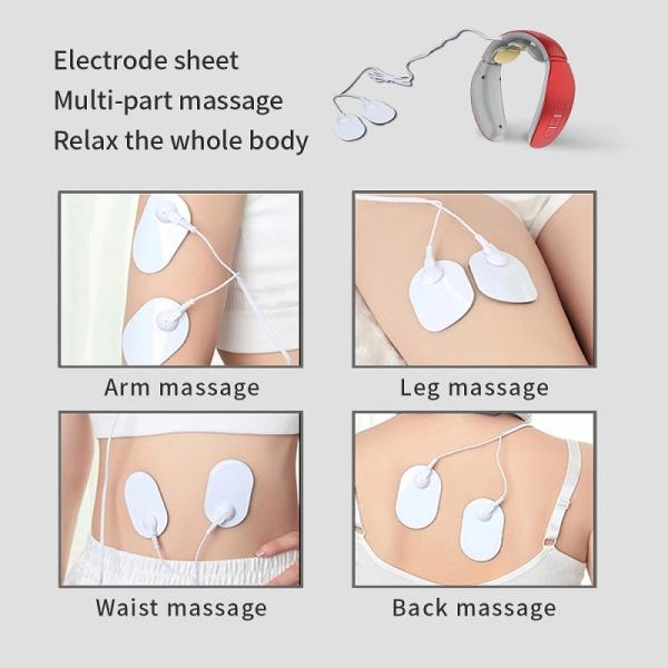 Customized Electromagnetic Pulse Neck Massager Relieve Cervical Muscle Pain with Heat
