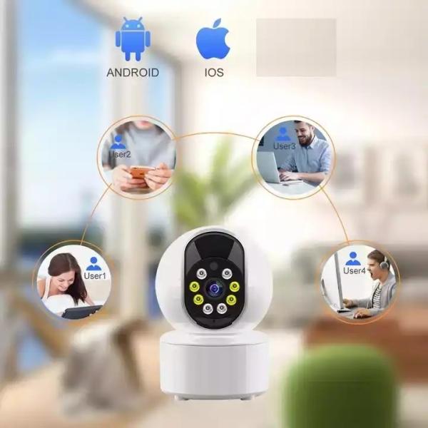 Night Version Wireless PTZ Camera , NVR 360 Degree CCTV Camera Outdoor