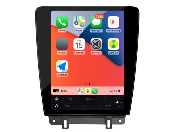 12.1 Screen Tesla Vertical Android Screen For Ford Mustang 2009-2014 Car Multimedia Stereo GPS Carplay Player