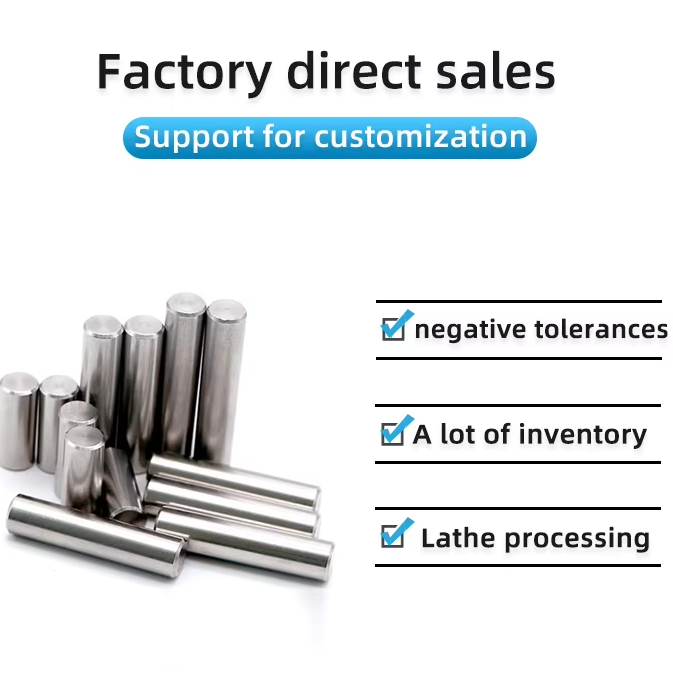 Stainless Steel Standard Fasteners M6 M8 Polished Cylindrical Positioning Pin