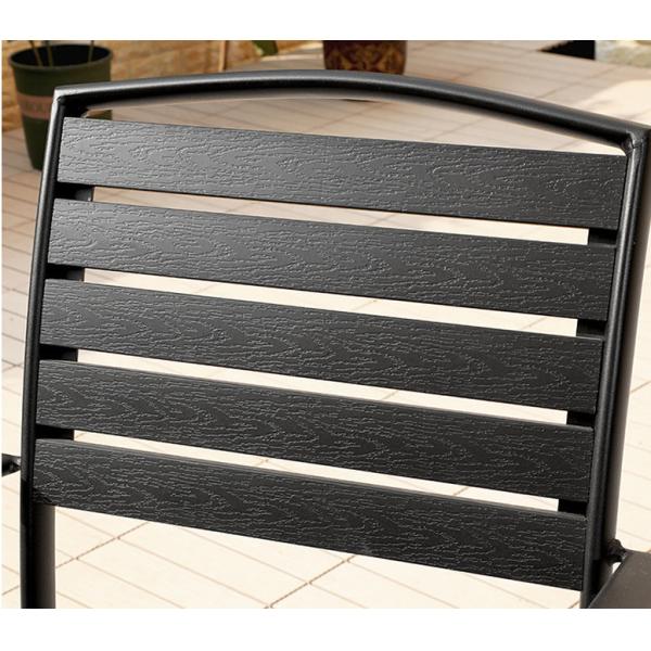 Modern Cafe Shop Garden Waterproof Sillas De Comedor Metal Armrest Cast Aluminium Chairs Indoor Outdoor Patio Furniture