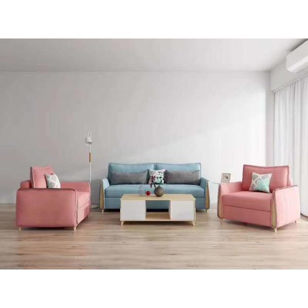 Fabric / Leather Cushion 2 Seater Contemporary Living Room Sofa