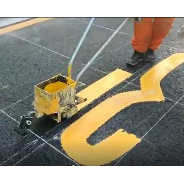 Powder Coat Thermoplastic 25kg Road Line Marking Paint