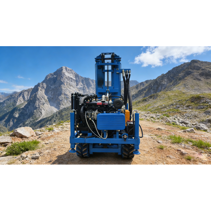 Small Down-the-hole Crawler Drill  Boasts Strong Power And Easy Transportation