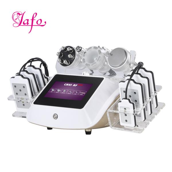 6 IN 1portable radio frequency lipo laser slimming ultrasonic liposuction cavitation machine for sale
