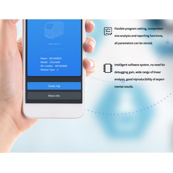 Highly Sensitive PCR Detection System with 500-800nm Fluorescence Detection Wavelength