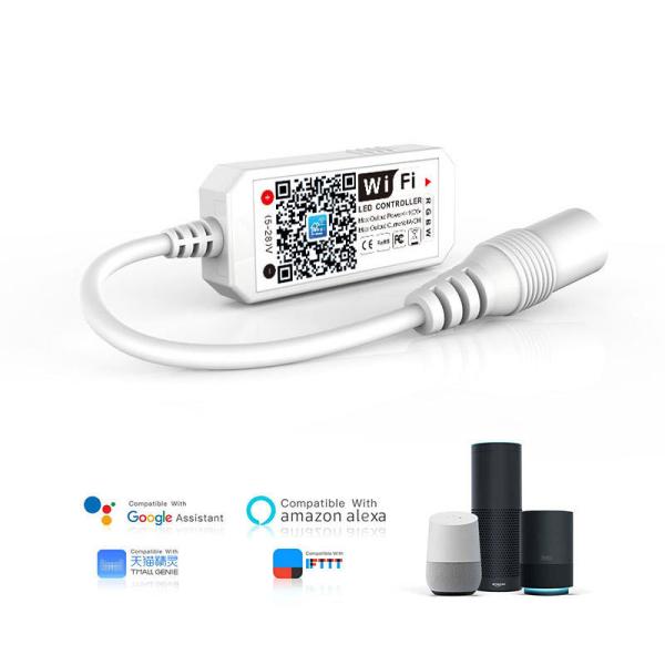 Voice Control LED Strip Wifi Controller For RGB Strip Light CE Certified