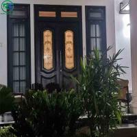 Porte ignifuge suspendue architecturale de porte en aluminium blanche d'épaisseur de 25MM
