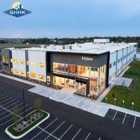 Parede de cortina de vidro de aço pré-fabricado personalizado