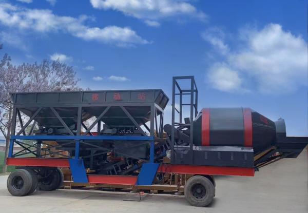 High Accuracy Central Batching Plant , 61kw Cement Concrete Batching Plant