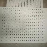 Planches de plafond en gypse artistique de forme rectangulaire pour projet de construction