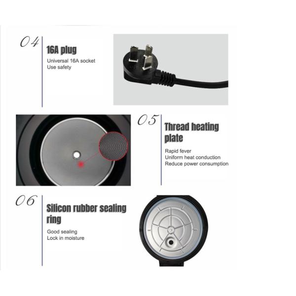 нержавеющая сталь 220V 150 Градуса цельсия 304 коммерчески грелки риса