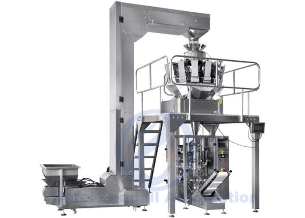 Multifunctional 5kg VFFS Packaging Machine With Z Type Elevator / Vacuum Feeder