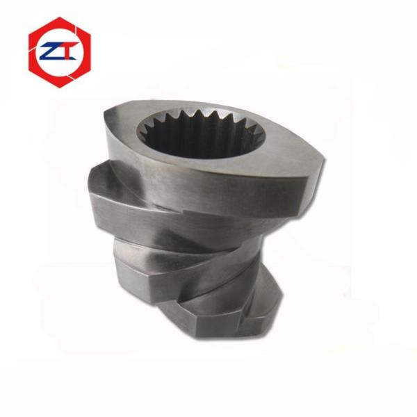 Customizable Extruder Screw Elements for Coperion Twin Screw Extruder Materials SAM10 / SAM39/ WR5/ WR14/ W6Mo5Cr4V2