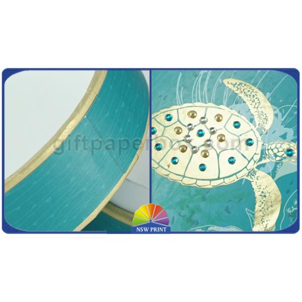 Персонализированные картонные коробки роскошных цилиндрических твердых подарочных коробок круглые для пакетов подарка