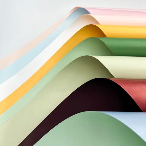 2024 Fábrica por atacado Florista Impermeável Bouquet Flores Envolvendo Papel Coreano Tecido de Estilo Coreano Para Flor Fresca
