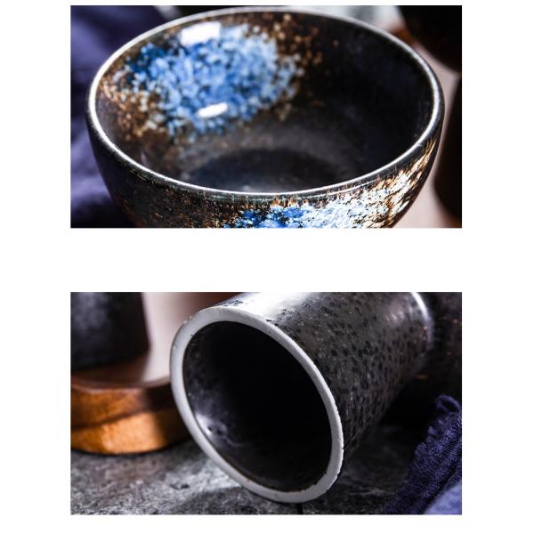 Coffee Shop Airlines Black Porcelain Dinnerware Eclectic Ceramic Ice Cream Cup