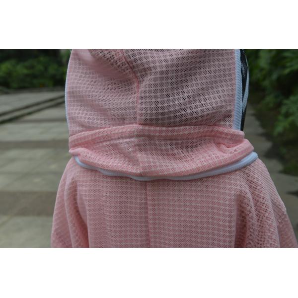 Three Layer Ventilated Pink Veil Beekeeping Suit High Quality Overall Safety Beekeeper Clothing