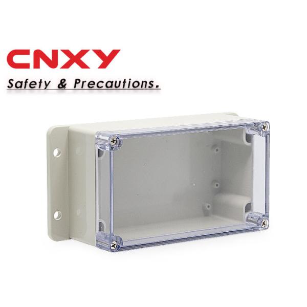 IP65 Waterproof Junction Box , Small Plastic Enclosure Transparent Cover