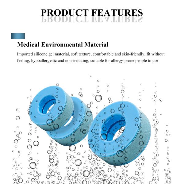 Геля силикона кожи пакета ленты 2Pcs объемной волны собственной личности уплотнения безопасностью расширения ресницы волос слипчивого дружелюбного материальные