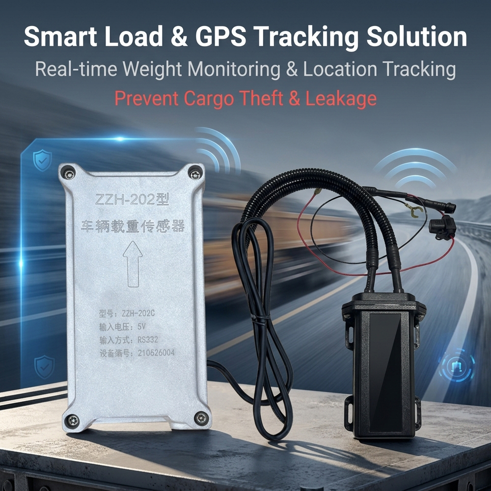 Valuable Materials Logistics Smart Truck Scale System and GPS Tracker for Cargo Weight Drop Alerts