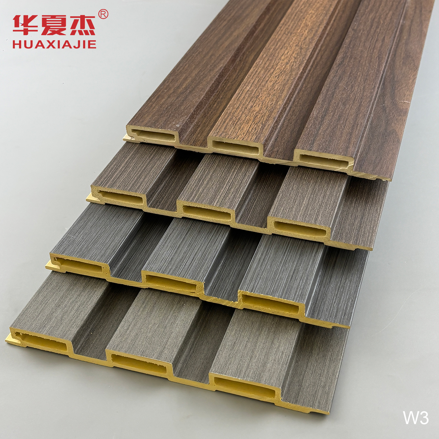 Moisture-Proof WPC Fluted Wall Panel with Customizable Length and Elegant Fluted Design for Modern Wall Decoration