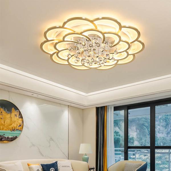 Free sample NO Modern Style Large Crystal Ceiling Lustre Chandeliers for Bedroom Hotel