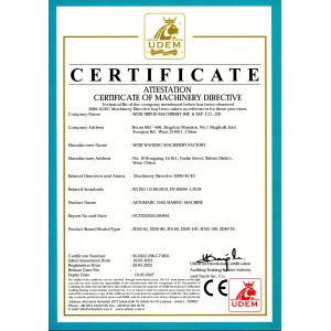 Wuxi Tripod Machinery Imp. & Exp. Co., Ltd. Certifications
