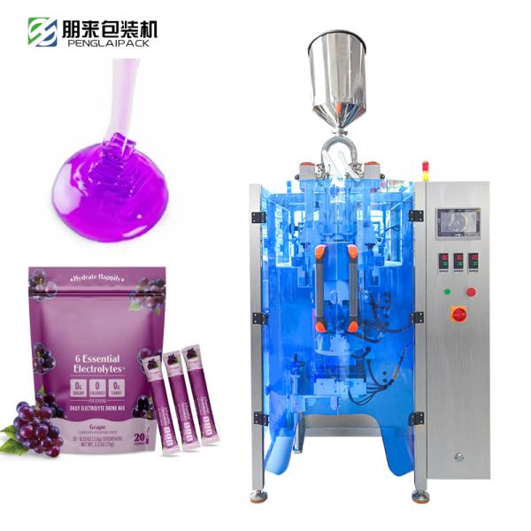 Efficient Reliable Honey Ketchup Sachet Packaging Machine Multi Lanes Ketchup Tomato Sauce Packet Filling Sealing Packing Machine
