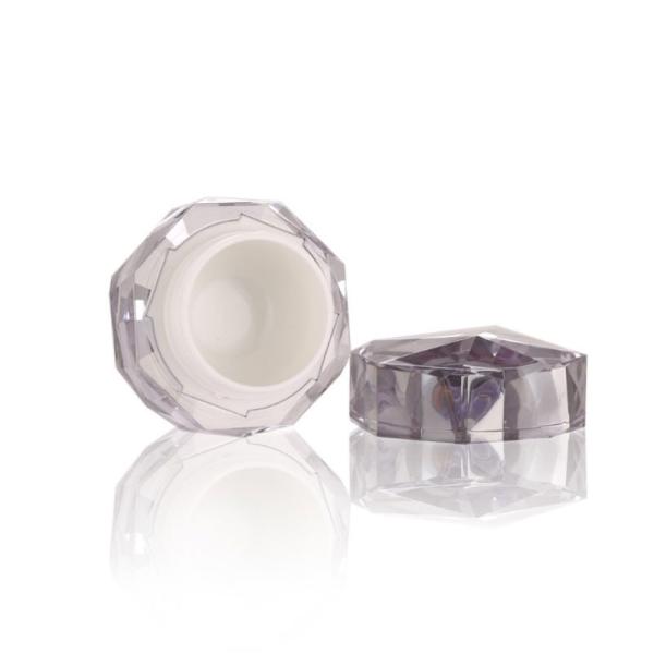 Custom Diamond Luxury Cosmetic Acrylic Bottle Container For Skincare