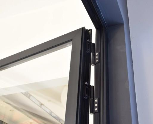 Modern Exterior Security Waterproof Aluminum Alloy Casement Doors With 10 Sealing Layers