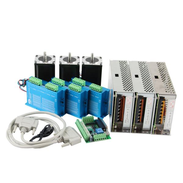 3A 3Nm Nema 23 57mm 3 Axis Stepper Motor CNC Step Motor Kit Hybrid Stepper Motor