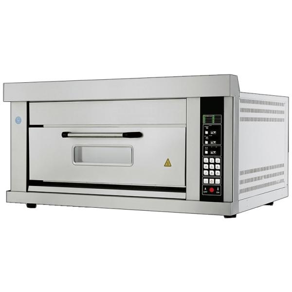 SS Automatic Gas Bread Oven 1 Deck 2 Trays Computer Version Adjustable Temperature Use Natural Gas or Liquefied Gas