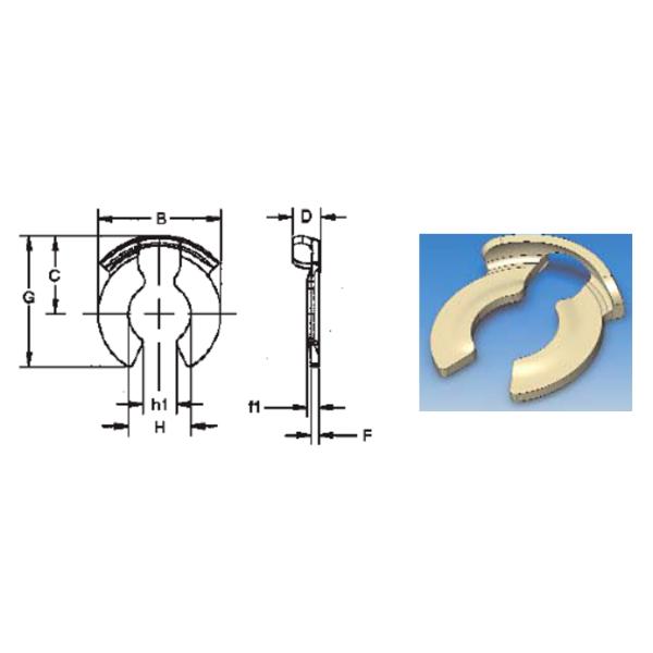 Оцинковывайте покрытые крепежные детали безопасности штифта с головкой и отверстием для шпильки нержавеющей стали для лужайки/сада