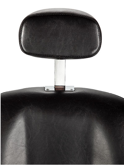 WT-3201 Black Professional Hair Styling Chair chrome armrest with wood for beauty hair salon