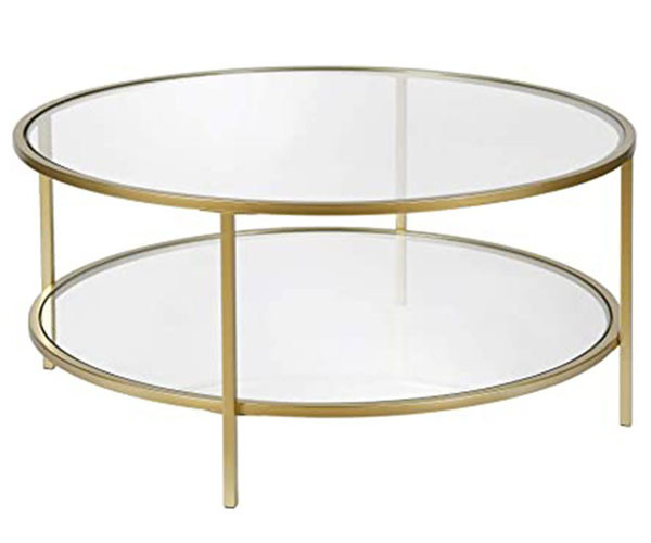 Прочная круглая стеклянная мебель 17