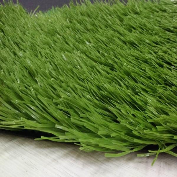 Bicolor Yarn Football Artificial Grass 12000 Dtex 50mm Or Customized
