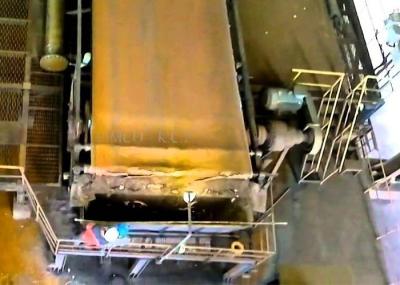 Sistema de controlo PLC do filtro de cintura de largura de 2000 mm Separação de líquidos sólidos